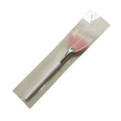 Soft Nylon Fan Mask Brush With Plastic Handle For Facial Mask，Jiuheng Cosmetic,jiuhengcosmetic