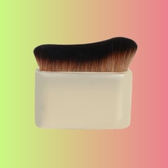 Wave-Shaped Flat Top Cosmetic Brush | Foundation & Blush Synthetics，Jiuheng Cosmetic,jiuhengcosmetic