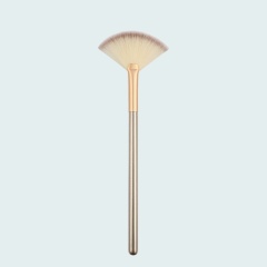 Premium Fan-Shaped Makeup Brush | Synthetic Fiber | OEM/ODM，Jiuheng Cosmetic,jiuhengcosmetic