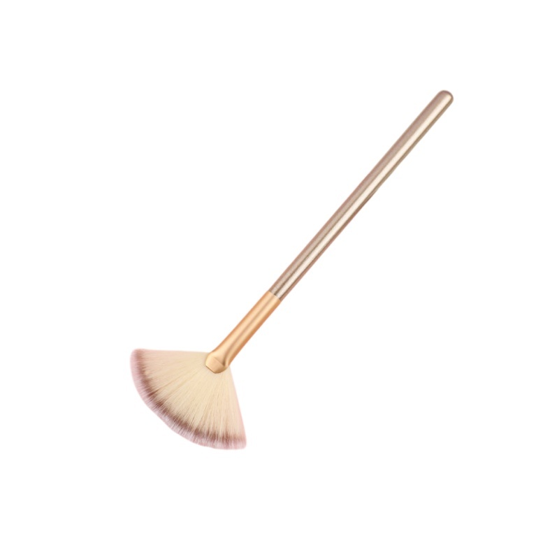 Premium Fan-Shaped Makeup Brush | Synthetic Fiber | OEM/ODM，Jiuheng Cosmetic,jiuhengcosmetic