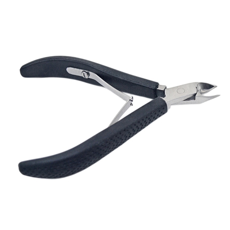 Silicone Handle Cuticle Nipper 2CR13 Stainless Steel For Nail Salon，wholesale beauty tools