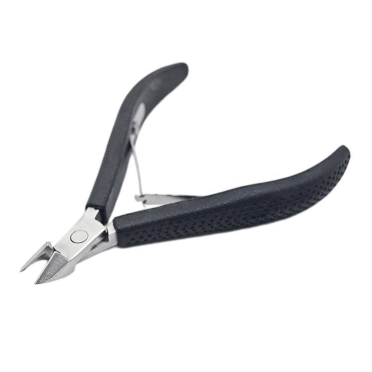 Silicone Handle Cuticle Nipper 2CR13 Stainless Steel For Nail Salon，wholesale beauty tools