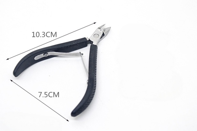 Silicone Handle Cuticle Nipper 2CR13 Stainless Steel For Nail Salon，wholesale beauty tools