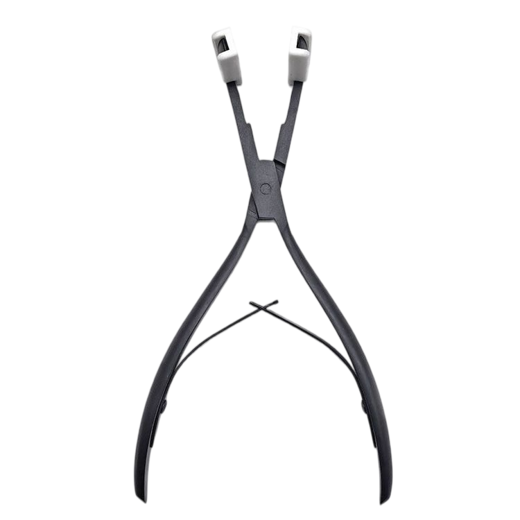 Black Titanium Hair Extension Pliers 3CR13 Stainless Steel Model 191，wholesale beauty tools