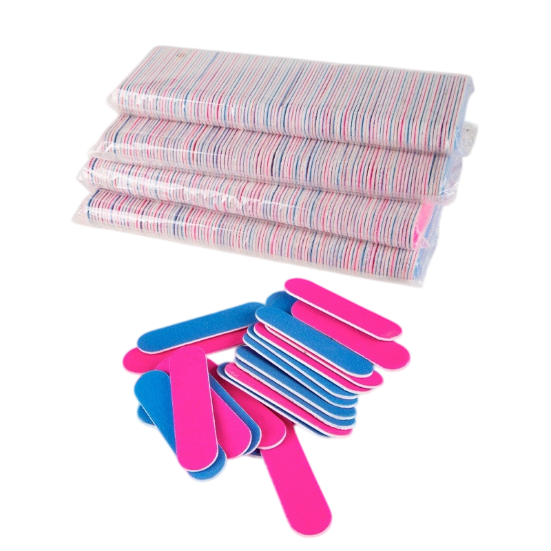 8.5cm Mini Pink Blue Nail File, Wholesale Manicure Tool，wholesale beauty tools