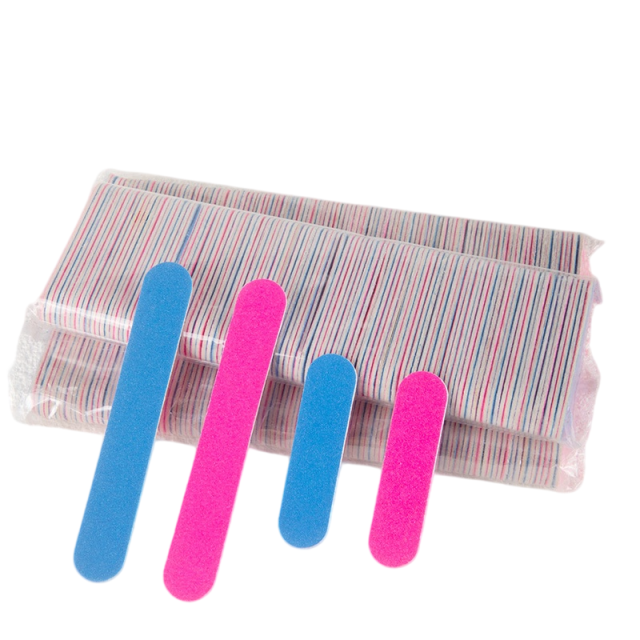 5cm Mini Pink Blue Nail File Wholesale Manicure Emery Board，wholesale beauty tools