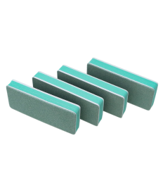 Handheld double-sided polishing board with 3 grit sizes.，wholesale beauty tools