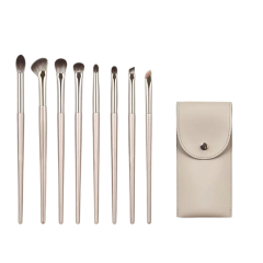 5Pcs Golden Synthetic Eye Makeup Brush Set，wholesale beauty tools