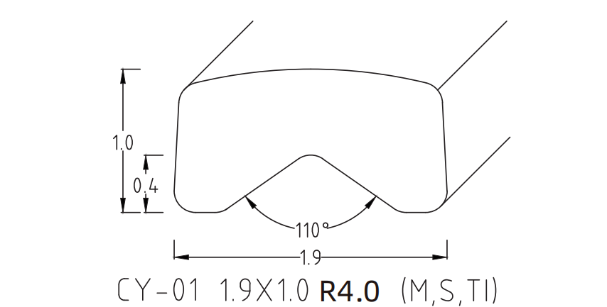 SQUIRCLE BACK V-PROFILE WIRE SERIES