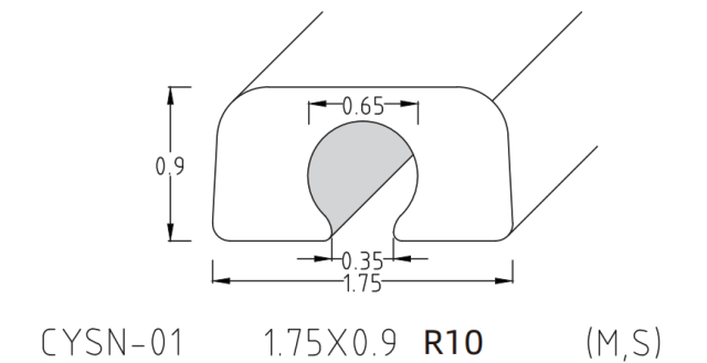 8 NYLON HALF-RIM WIRE SERIES