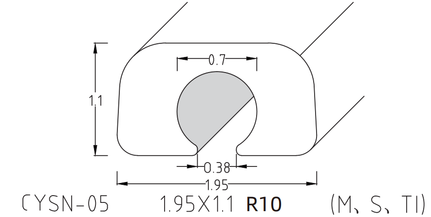 8 NYLON HALF-RIM WIRE SERIES