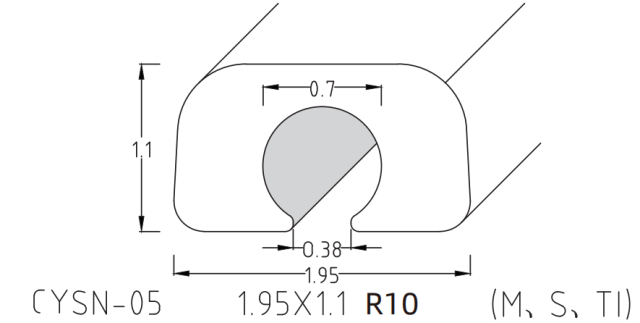 8 NYLON HALF-RIM WIRE SERIES