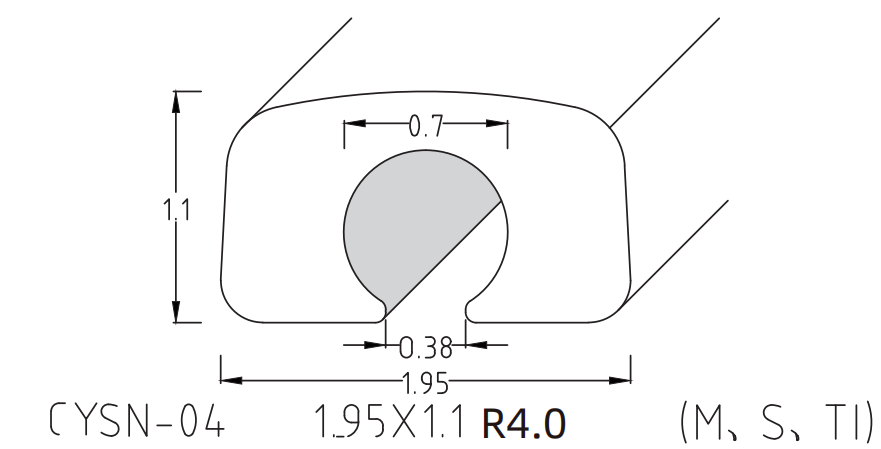 8 NYLON HALF-RIM WIRE SERIES