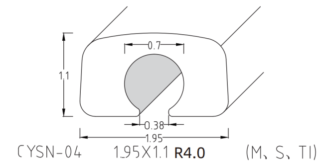 8 NYLON HALF-RIM WIRE SERIES
