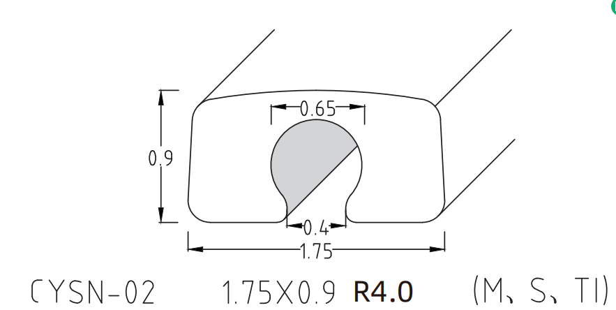 8 NYLON HALF-RIM WIRE SERIES