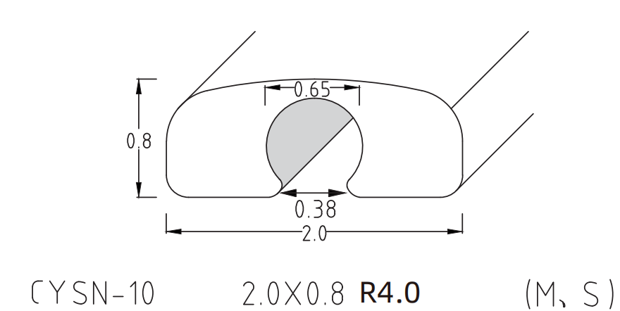 8 NYLON HALF-RIM WIRE SERIES