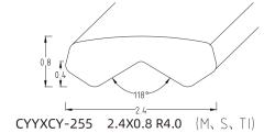 CHAMFERING V-PROFILE WIRE SERIES