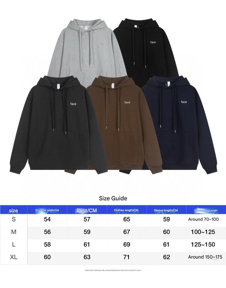 Hoodies with drawstrings, five colors available, dropshipping price even for one piece.