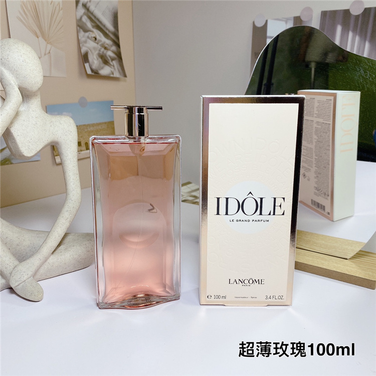 Lancome Idole Perfume 100ml | Ultra-Slim Rose Long-Lasting Scent for Women