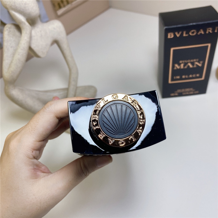 BVLGARI Man In Black 100ml EDP | Luxury Tuberose Leather Long-Lasting Men's Perfume
