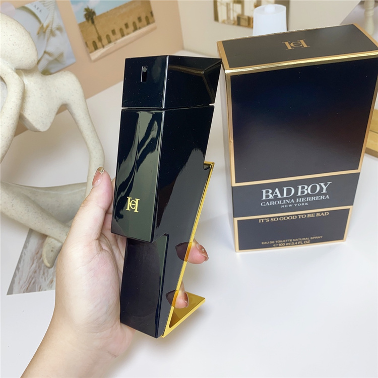 Carolina Herrera BAD BOY 100ml EDP | Men's Bergamot Pepper Sage Cedarwood Tonka Bean Oriental Spicy Fragrance