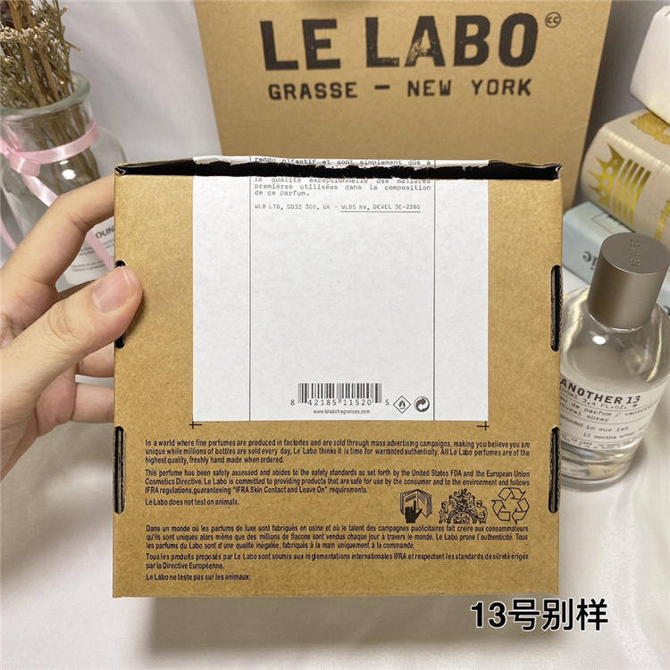 Le Labo Another 13 EDP 100ml | Unisex Skin-Like Musk Amber Woody Iso E Super Moss Jasmine Niche Perfume With Store Bag