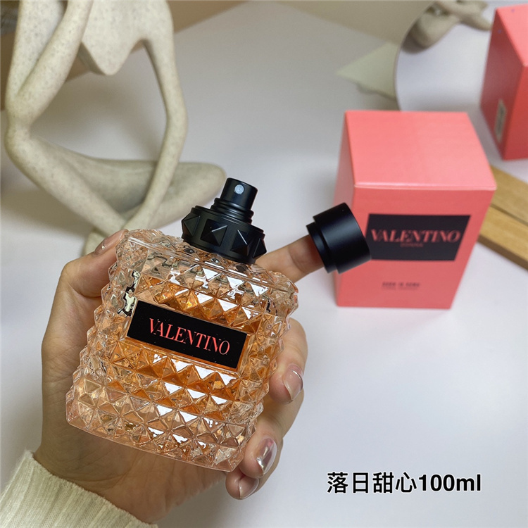 Valentino Donna Born In Roma Coral Fantasy 100ml EDP | Women's Kiwi Brazilian Orange Jasmine Rose White Musk Cedar Fruity Floral Perfume
