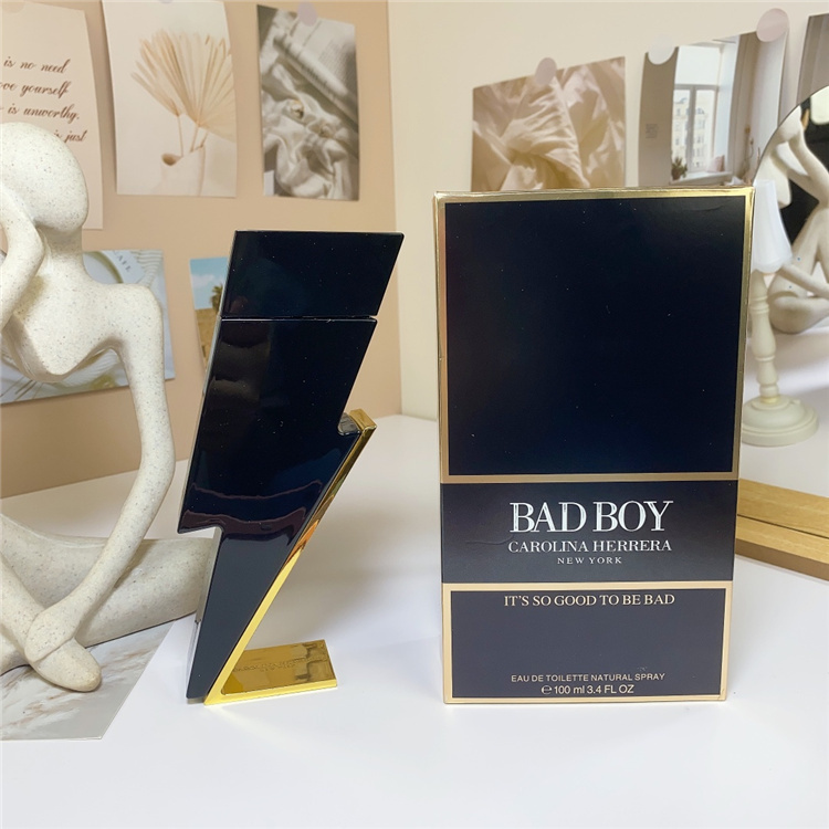 Carolina Herrera BAD BOY 100ml EDP | Men's Bergamot Pepper Sage Cedarwood Tonka Bean Oriental Spicy Fragrance