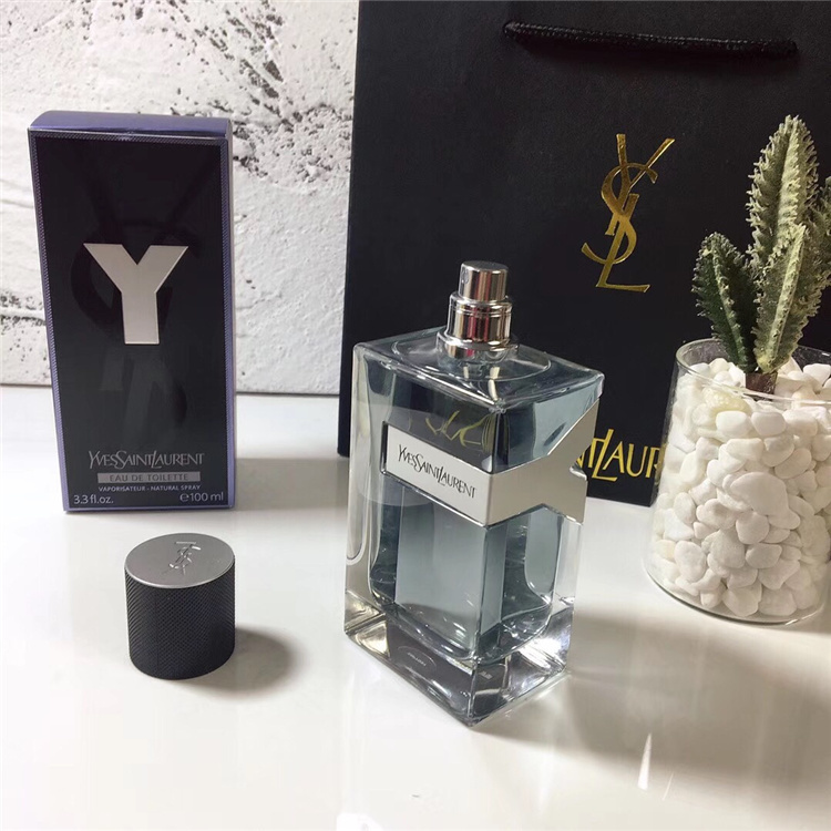 YSL Y Eau de Parfum 100ml | Men's Bergamot Ginger Apple Sage Juniper Cedar Vetiver Woody Fougère Fragrance