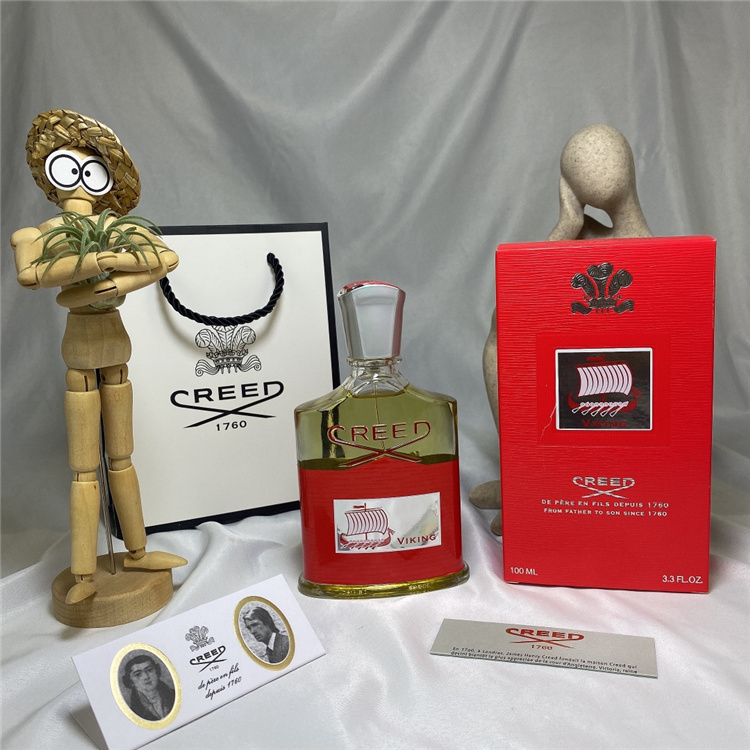 Creed Viking 100ml EDP | Men's Calabrian Bergamot Pink Peppercorn Rose Sandalwood Vetiver Woody Fougère Fragrance
