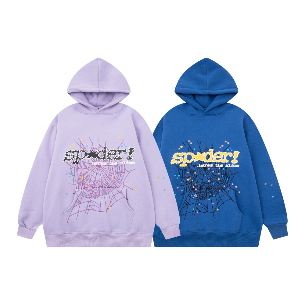 Sp5der Premium Hoodie | Unisex Spider Logo Streetwear Drawstring Pullover