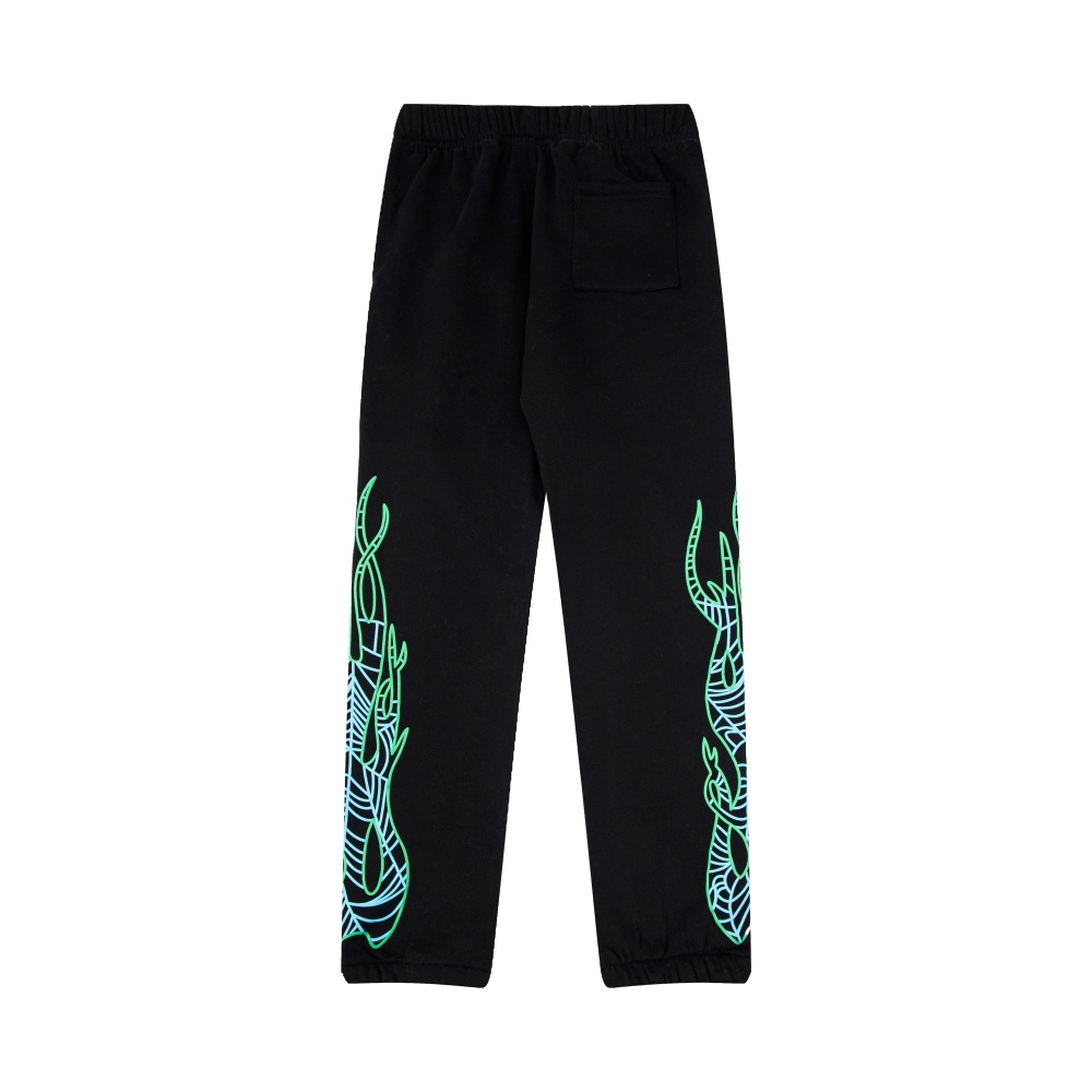 Sp5der Fleece Lined Pants | Thermal Warm Spider Logo Cargo Pants Unisex Streetwear Winter Trousers