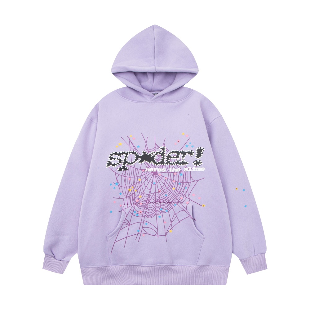 Sp5der Premium Hoodie | Unisex Spider Logo Streetwear Drawstring Pullover