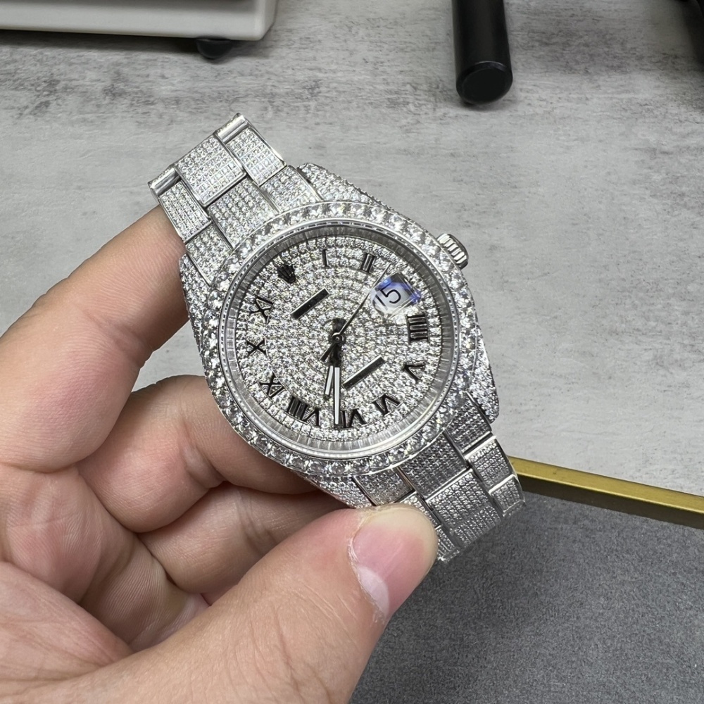 Rolex with diamonds