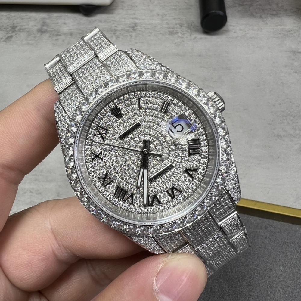 Rolex with diamonds