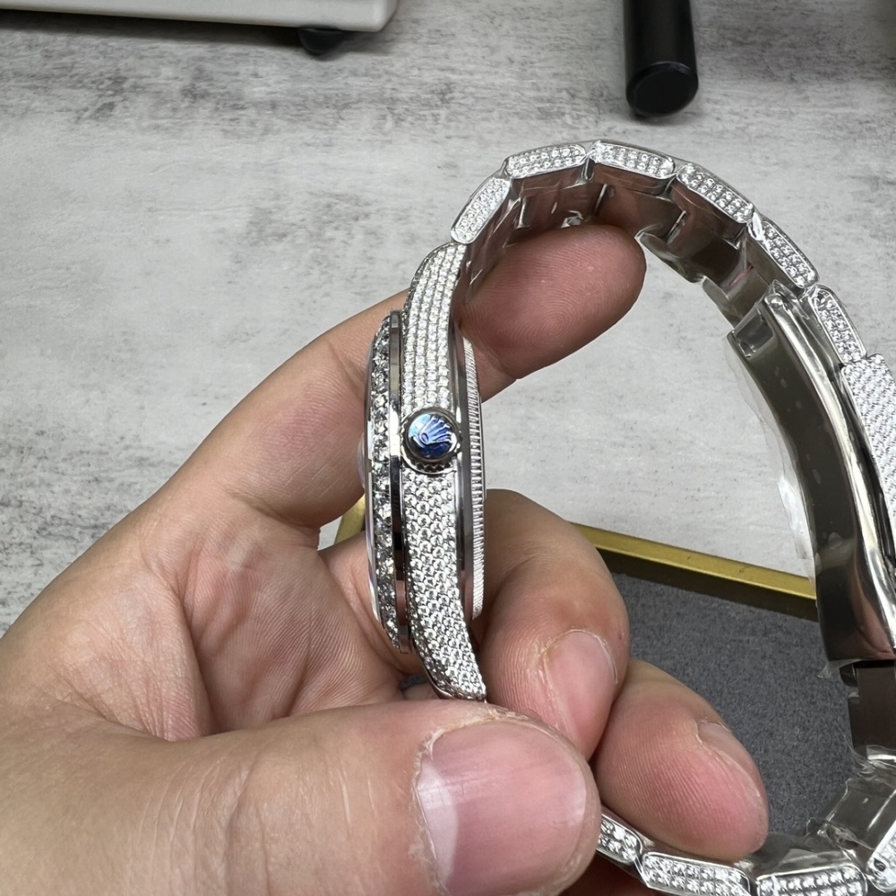 Rolex with diamonds