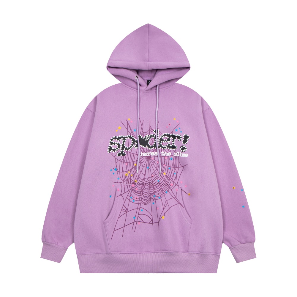 Sp5der Premium Hoodie | Unisex Spider Logo Streetwear Drawstring Pullover