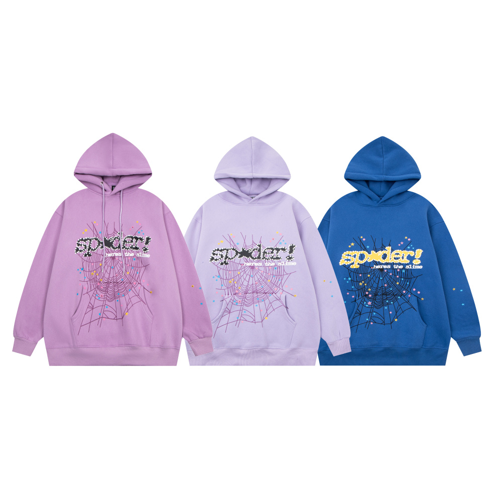 Sp5der Premium Hoodie | Unisex Spider Logo Streetwear Drawstring Pullover
