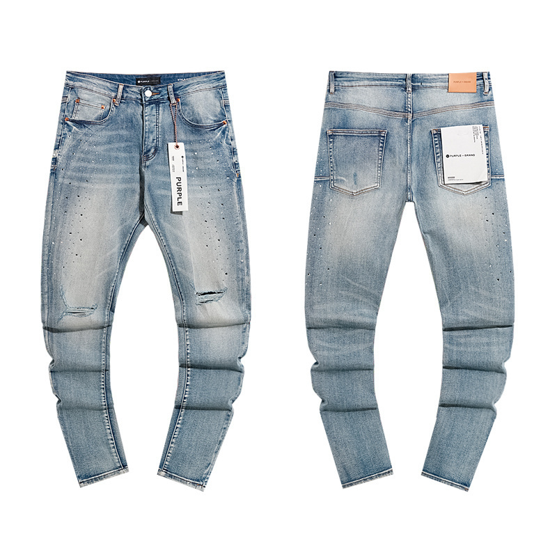 PURPLE JEANS Classic Denim Trousers Comfort Stretch Daily Wear Pants