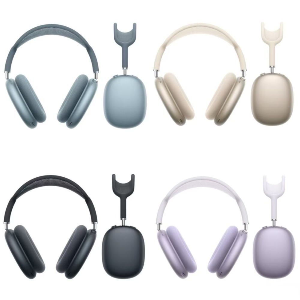 AirPods Max Wireless Over-Ear Headphones, Active Noise Cancelling Bluetooth Headset with High-Fidelity Audio