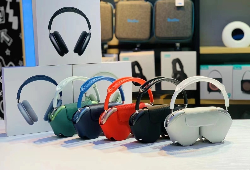 Premium Over-Ear Wireless Bluetooth Headphones, High Configuration Noise Canceling Stereo Headset, Comfortable Earphones with Protective Carrying Case, Bulk Pack Version