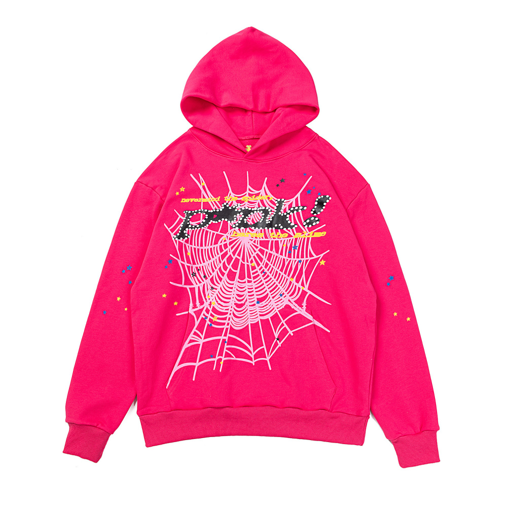 Sp5der Logo Print Casual Hoodie for Men Women Fashion Streetwear Long Sleeve Sweatshirt Hip Hop Style Pullover Tops