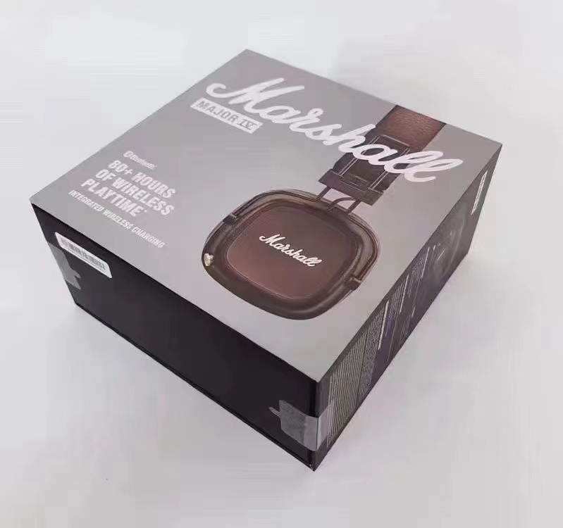 Marshall Major IV Retro Over-Ear Headphones, Wired & Wireless Bluetooth Stereo Headset, Hi-Fi Clear Sound Fashion Stylish Earphones with Built-in Mic for Daily Music