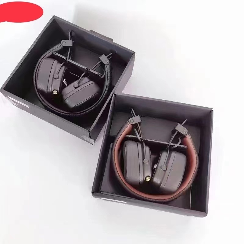 Marshall Major IV Retro Over-Ear Headphones, Wired & Wireless Bluetooth Stereo Headset, Hi-Fi Clear Sound Fashion Stylish Earphones with Built-in Mic for Daily Music