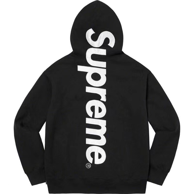Supreme 2 Piece Outfits for Men Hoodie and Pants Set Casual Streetwear Sweatsuit Long Sleeve Hooded Sweatshirt with Sweatpants