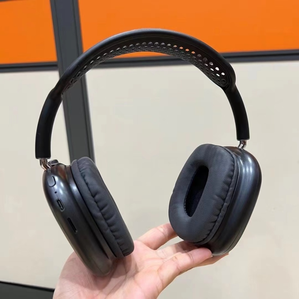 Premium Over-Ear Wireless Bluetooth Headphones, High Configuration Noise Canceling Stereo Headset, Comfortable Earphones with Protective Carrying Case, Bulk Pack Version