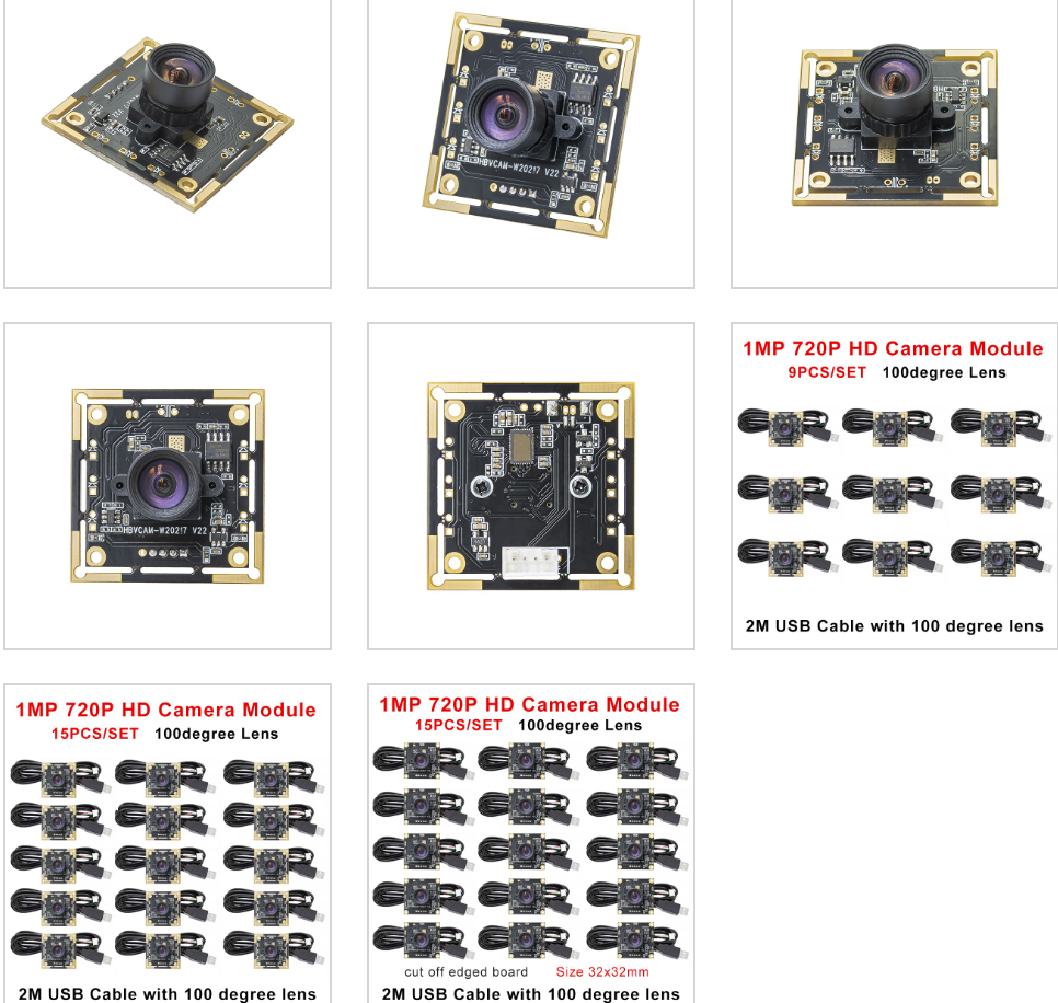 SANSETECH 1MP Camera Module For Autodarts Scoring System
