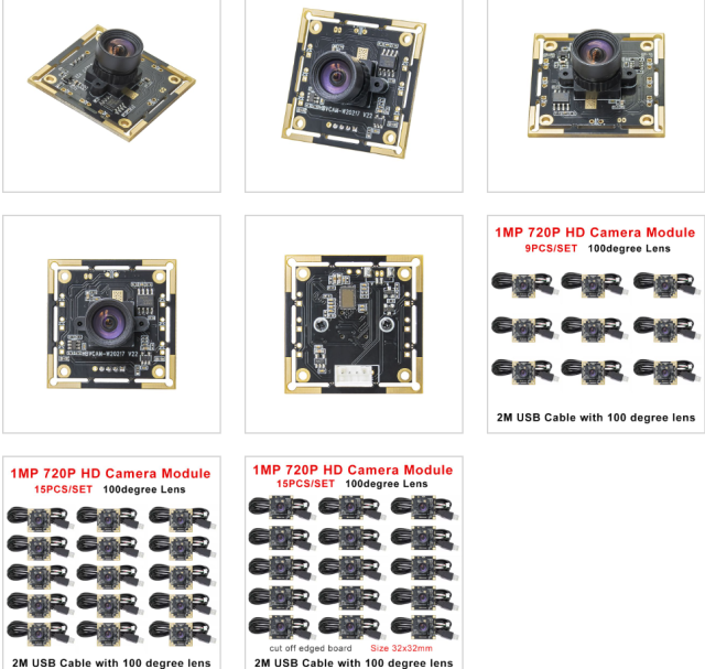 SANSETECH 1MP Camera Module For Autodarts Scoring System