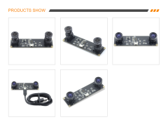 1MP 3D VR Binocular Camera Module