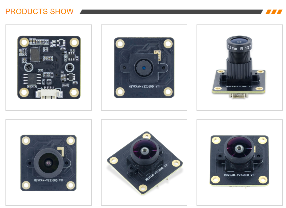 OV7725 480P 0.3MP 60FPS HD USB Camera Module For Qr Code Scanner Machine